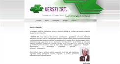 Desktop Screenshot of kerszizrt.hu