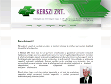 Tablet Screenshot of kerszizrt.hu